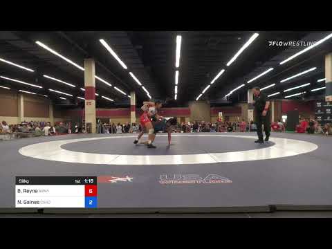 59 Kg Rr Rnd 1 - Brenda Reyna, Army (WCAP) Vs Niya Teresita Gaines, Cardinal Wrestling Club 389d