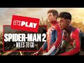 Let's Play Marvel's Spider-Man 2 - MILES TO GO! Spider-Man 2 PS5 New Gameplay New Game Save