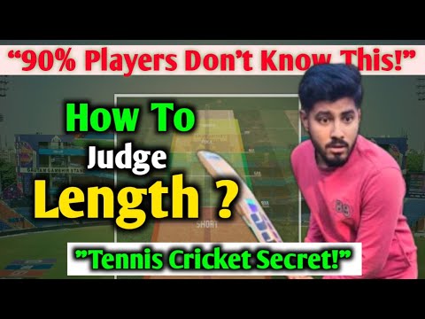 “How to Judge Length in Tennis Cricket | Full Guide to Read Ball Length | Batting Tips”