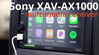 Download lagu Sony XAV-AX1000 touchscreen receiver with Apple CarPlay | Crutchfield video mp3