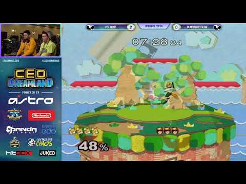 CEO Dreamland 2020: Melee Singles Top 16 Winners ( UYU N0NE vs BLANKSHOOTER744 )