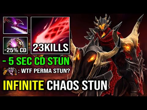 WTF -5 Sec CD Chaos Bolt Unlimited Stun Octarine Shard with Infinite illusion Chaos Knight Dota 2