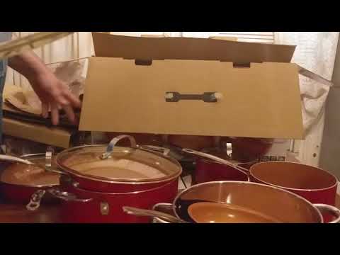 Gotham Steel Titanium Ceramic 12 Piece Set Unboxing