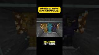 Mis ARMADURAS Más Valiosas #minecraft #tour #armaduras #minecraftsurvival #survival #minecraftshorts