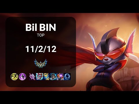Bil Bin Rumble vs Ryze TOP - KR CHALLENGER Patch 15.7