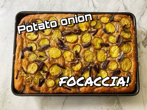 POTATO ONION FOCACCIA | Chetna bakes Focaccia at home | Focaccia recipe | Food with Chetna