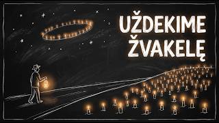 Uždekime Žvakelę Tiems, Kurių Nėra 🕯️ | Vėlinių Daina su Žodžiais