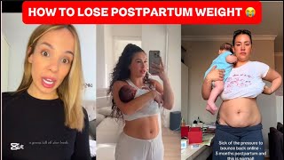 HOW TO LOSE POSTPARTUM WEIGHT …(NEW MOMS NEED TO HEAR THIS)😱