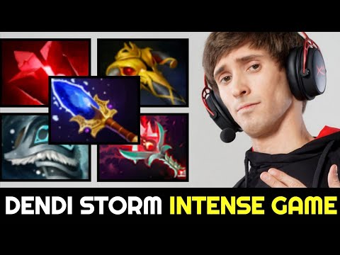 DENDI Storm Spirit vs Rampage Terrorblade — Scepter Build Intense Game 7.28 Dota 2