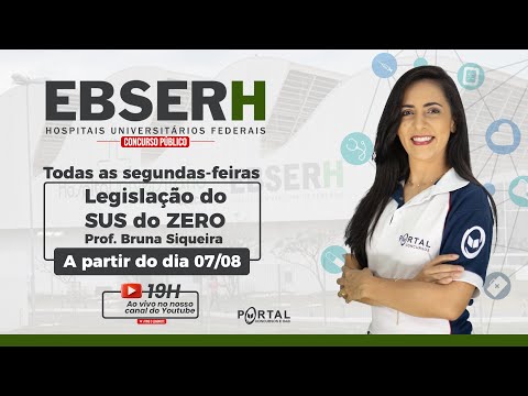 EBSERH: LEGISLAÇÃO DO SUS DO ZERO - AULA 01