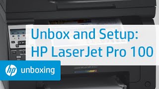 Unboxing and Setup of the HP LaserJet Pro 100