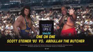 WCW Saturday Night Scott Steiner 🆚 Abdullah The Butcher
