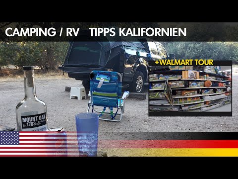 Camping Tipps Kalifornien + Walmart Tour Camping-Abteilung
