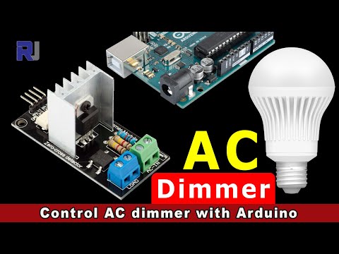 RobotDyn Control AC bulb with Arduino AC Dimmer - RJT229