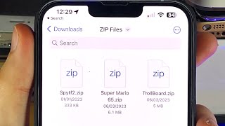 ANY iPhone How To Access ZIP Files!