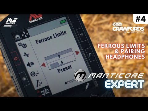 Minelab Manticore Expert Series – Ferrous Limits, & Pairing Headphones on the Manticore