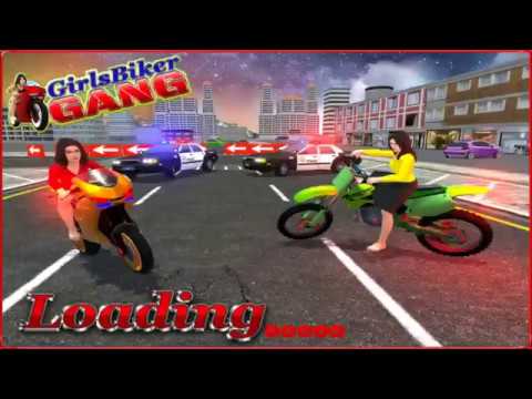 Girls Biker Gang 3D Video