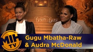 Gugu Mbatha-Raw & Audra McDonald Beauty & the Beast Interview