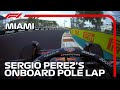Sergio Perez's Pole Lap | 2023 Miami Grand Prix | Pirelli