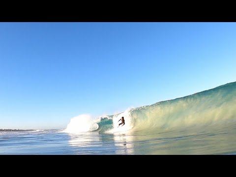 POV SURFING SUCKY + HOLLOW BEACH BREAK (RAW POV)