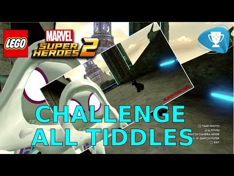 Lego Marvel Super Heroes 2 - Tiddles Tracker Challenge - All Tiddles  Chronopolis