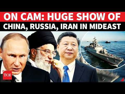 US Watches Helplessly As Iran, China, Russia Warships Roar In Gulf Waters | Big Message To Trump