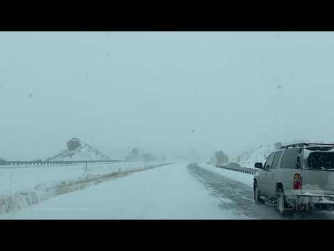10-24-2020 Billings, MT Interstate 94 - Major Winter Storm Slamming Montana