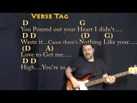 Thumbnail for Tennessee Whiskey (David Allan Coe) Bass Guitar Cover Lesson in D with Chords/Lyrics by Taylor Swift, L.A.B., Fleetwood Mac, Ed Sheeran, Tom Petty, Jimmy Buffett, David Allan Coe, Y&T