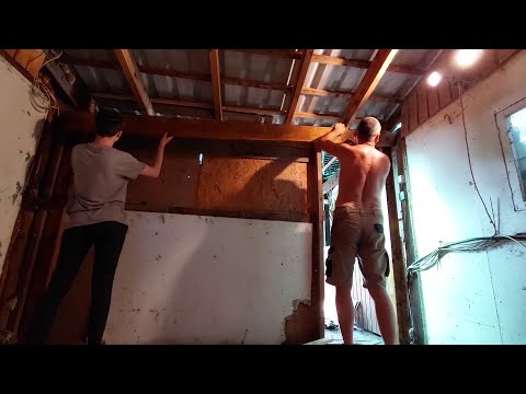 Régi fészer aládúcolása 4. rész  - 2022-08-30 -