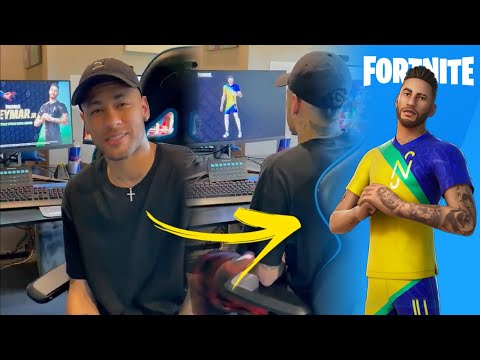 Neymar Jr Reacts To His Fortnite Trailer & Emote