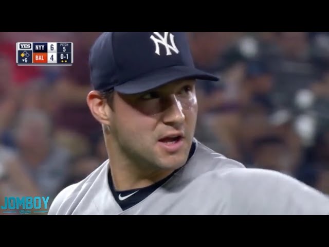 Tommy Kahnle beats up a bucket of bubble gum, a breakdown