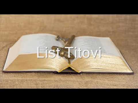 17. (Slovensky) zvuková Biblia. List Titovi