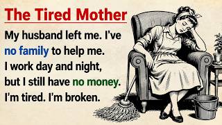 The Woman Who Never Gave Up 💔 English Story with Simple Words and Daily Vocabulary
