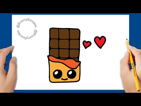COMMENT DESSINER UN CHOCOLAT FACILE