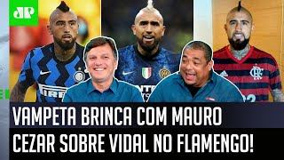 ‘Eu estava vendo o Vidal jogar e só pensava no Mauro Cezar’; Vampeta brinca sobre o Flamengo