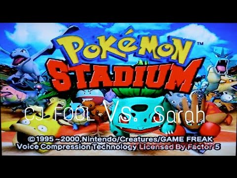 CJ vs Sarah @ Pokemon Stadium (Part 1)