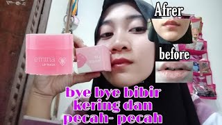 Download lagu Review Emina Lip Mask || bibir kering dan pecah-pecah hilang mp3
