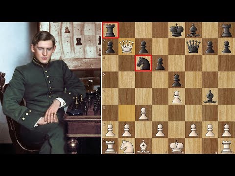 Alekhine's King Traps the Queen!