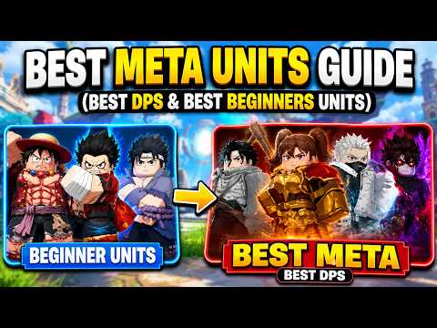 BEST META UNITS GUIDE (BEST DPS & BEST BEGINNERS UNITS) in ANIME EXPEDITIONS Roblox