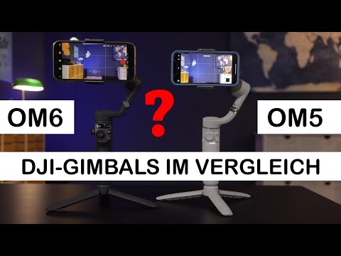 DJI Gimbal OM6 compared to its predecessor OM5