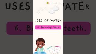 USES OF WATER. EVS for KIDS