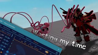 Wasting my time animating Mommy long leg in Roblox