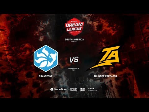 Thunder Predator vs Braxtone, DreamLeague Minor Qualifiers SA, bo3, game 3 [ Lum1Sit & Mortalles]