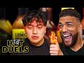 Yu Gi Oh But If We Lose Lifepoints We Eat FIRE Hot Duels