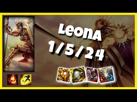 Leona vs Sett KOREAN Challenger SUPPORT (1/5/24) - v10.25