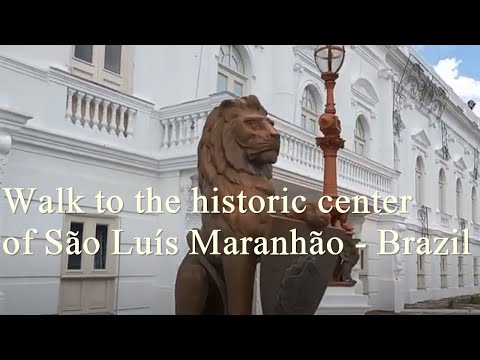 【1080p HD】Passeio a pé pelas Ruas do Centro de São Luís Maranhão