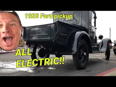 The Ford Model E - 1928 Ford Model A pickup all-electric EV bolt-in conversion. Then I drove it!