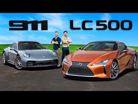 2026 Lexus LC500 vs. Porsche 911 // Donner trifft Blitz