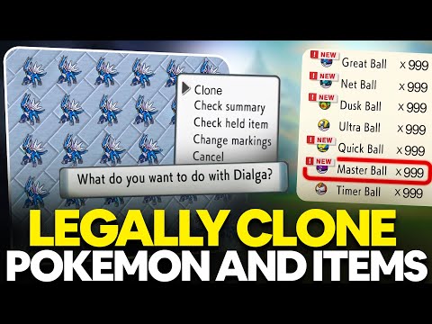 How to Clone Pokemon and Items in Pokemon Brilliant Diamond and Shining Pearl - 1.1.1 (PATCHED)