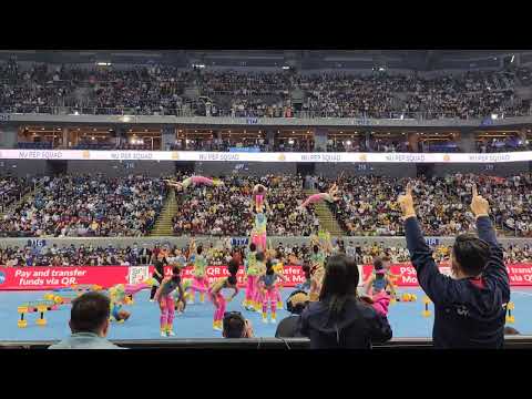 [4K] NU Pep Squad - UAAP Cheerdance Competition 2022 | Champion | with Coach Ghicka's reaction